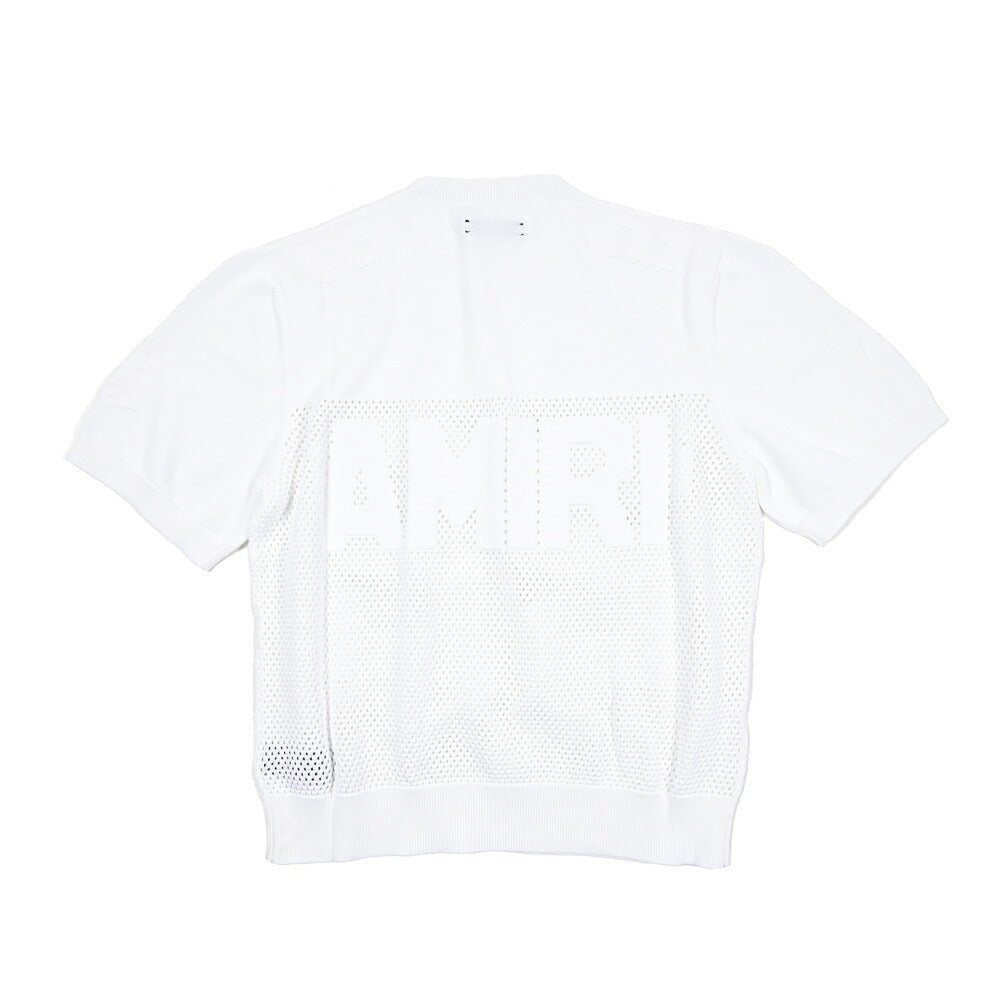 AMIRI コットン100% 半袖ハイゲージニットTシャツ｜430563-S｜GUARDAROBA MILANO OFFICIAL STORE