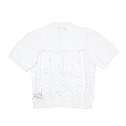 AMIRI コットン100% 半袖ハイゲージニットTシャツ｜430563-S｜GUARDAROBA MILANO OFFICIAL STORE
