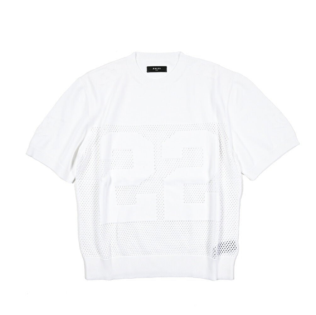 AMIRI コットン100% 半袖ハイゲージニットTシャツ｜430563-S｜GUARDAROBA MILANO OFFICIAL STORE