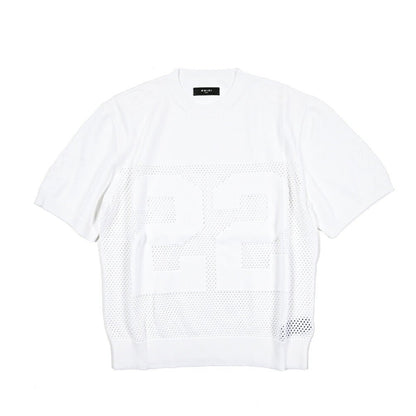AMIRI コットン100% 半袖ハイゲージニットTシャツ｜430563-S｜GUARDAROBA MILANO OFFICIAL STORE