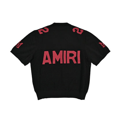 AMIRI コットン100% 半袖ハイゲージニットTシャツ｜430566｜GUARDAROBA MILANO OFFICIAL STORE