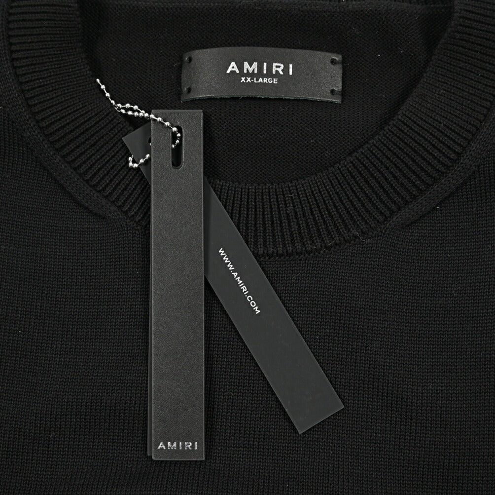 AMIRI コットン100% 半袖ハイゲージニットTシャツ｜430566｜GUARDAROBA MILANO OFFICIAL STORE