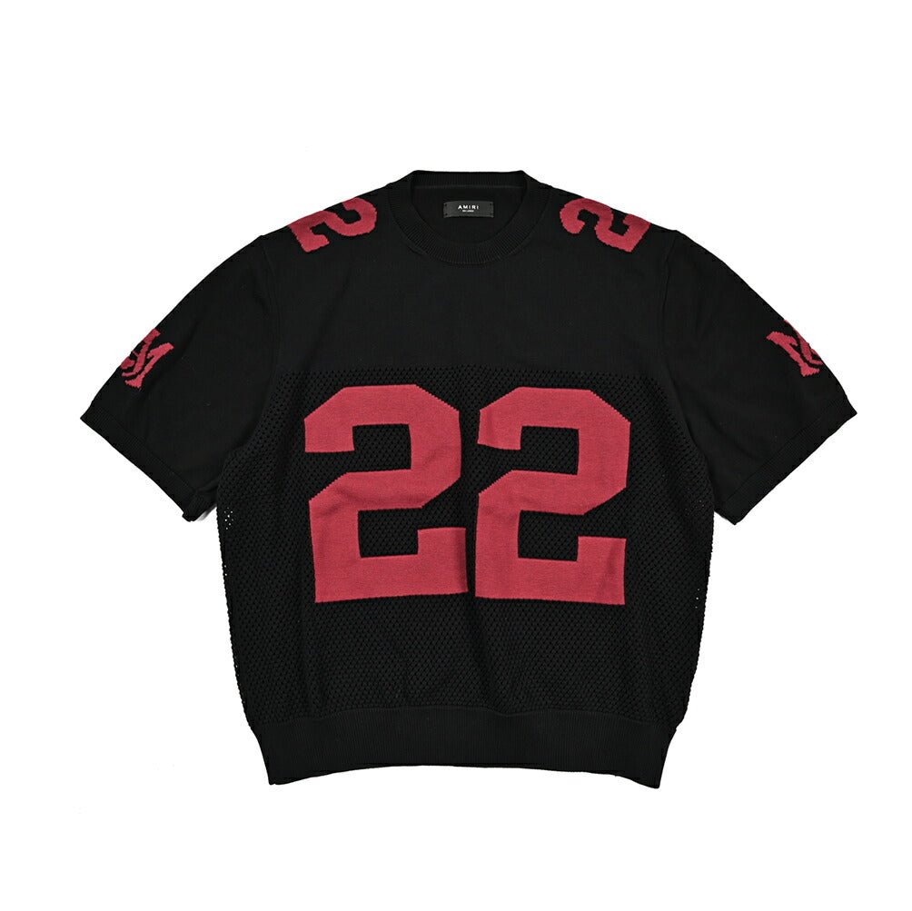 AMIRI コットン100% 半袖ハイゲージニットTシャツ｜430566｜GUARDAROBA MILANO OFFICIAL STORE
