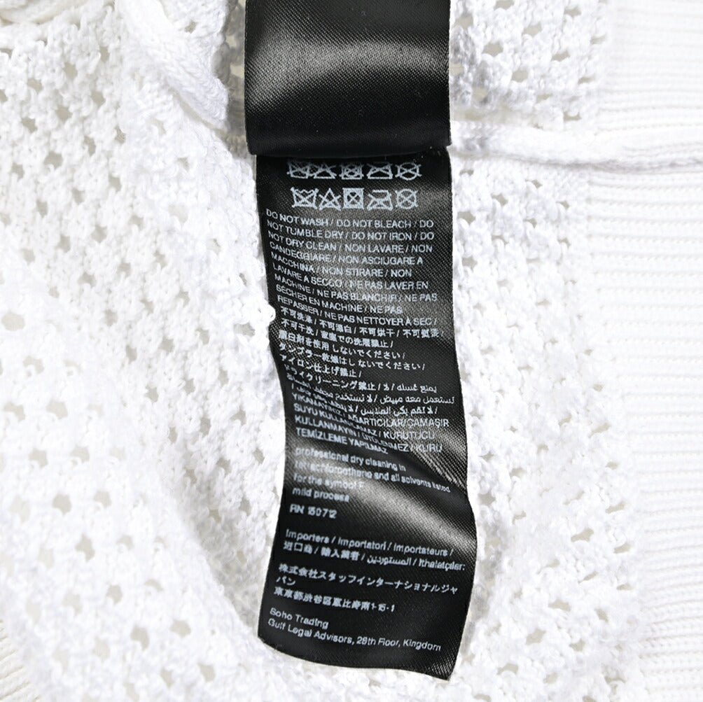 AMIRI コットン100% 半袖ハイゲージニットTシャツ｜430576｜GUARDAROBA MILANO OFFICIAL STORE