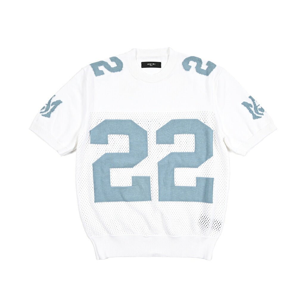 AMIRI コットン100% 半袖ハイゲージニットTシャツ｜430576｜GUARDAROBA MILANO OFFICIAL STORE