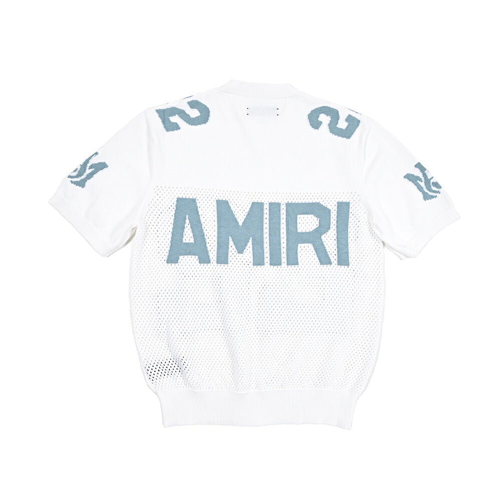 AMIRI コットン100% 半袖ハイゲージニットTシャツ｜430576｜GUARDAROBA MILANO OFFICIAL STORE