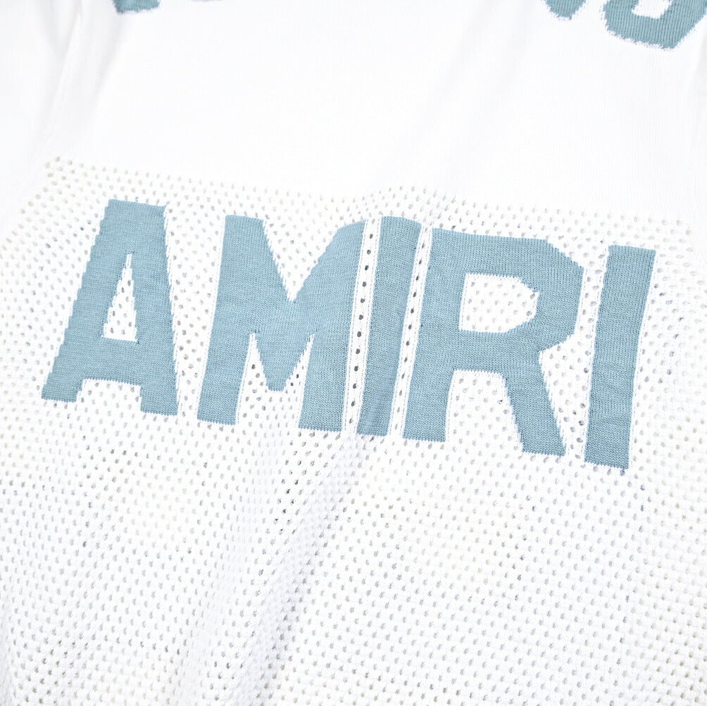 SALE｜AMIRI アミリ / コットン100% 半袖ハイゲージニットTシャツ
