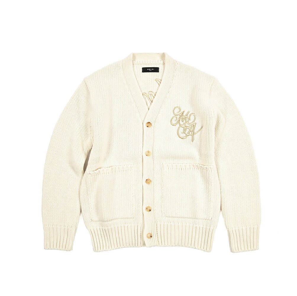 AMIRI カシミヤ混ウール ミドルゲージニットカーディガン｜430549｜GUARDAROBA MILANO OFFICIAL STORE