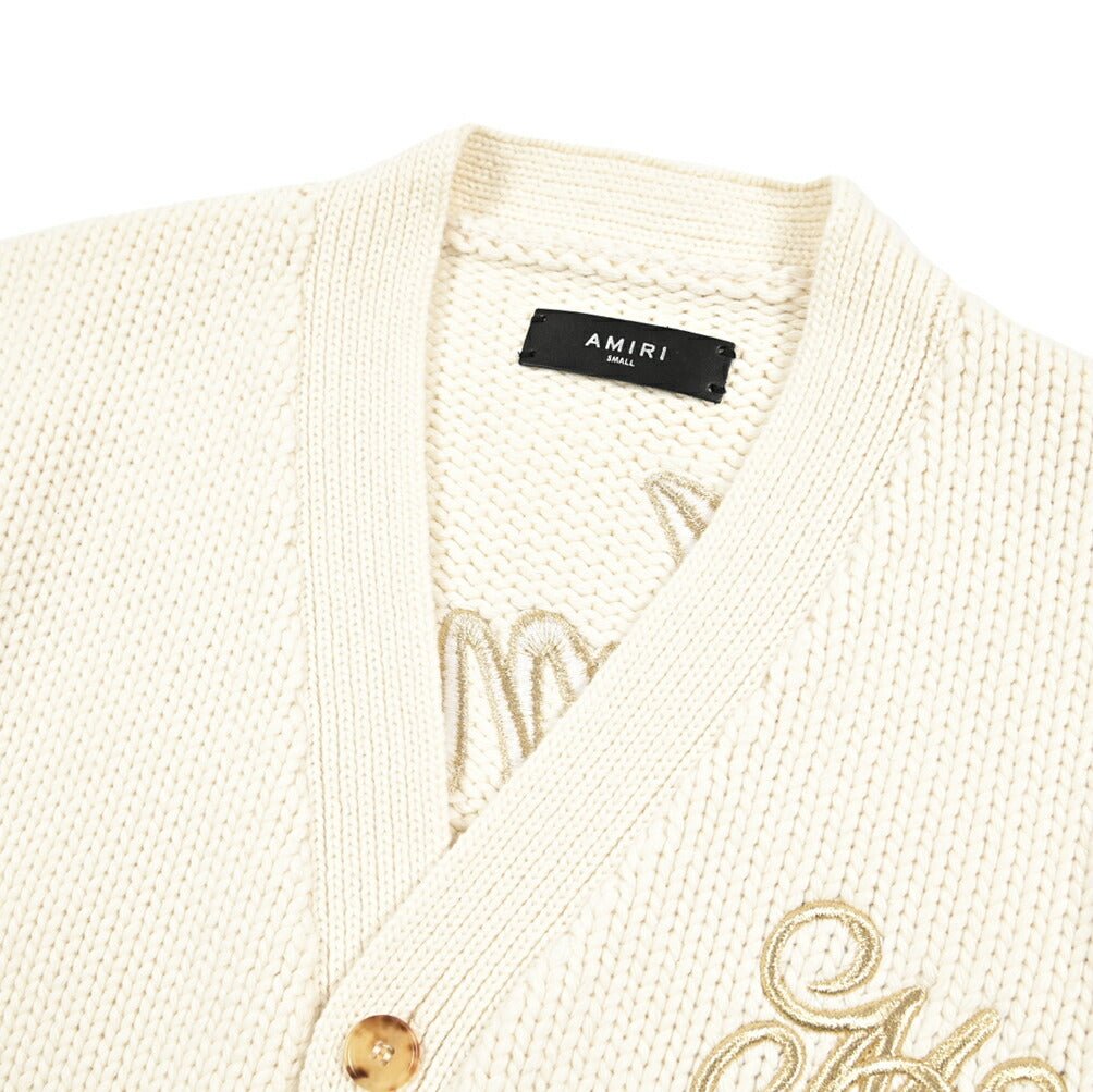 AMIRI カシミヤ混ウール ミドルゲージニットカーディガン｜430549｜GUARDAROBA MILANO OFFICIAL STORE