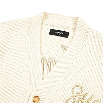 AMIRI カシミヤ混ウール ミドルゲージニットカーディガン｜430549｜GUARDAROBA MILANO OFFICIAL STORE