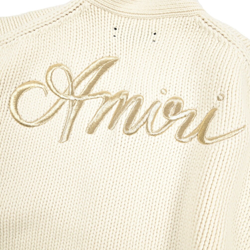 AMIRI カシミヤ混ウール ミドルゲージニットカーディガン｜430549｜GUARDAROBA MILANO OFFICIAL STORE