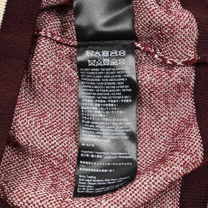 AMIRI ビスコース混ウール 半袖ニットポロシャツ｜430559-M｜GUARDAROBA MILANO OFFICIAL STORE