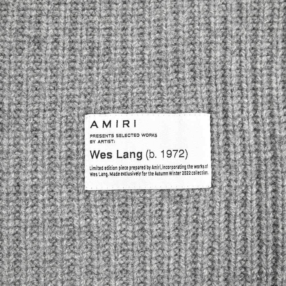 AMIRI カシミヤ混ウール モックネックニットセーター｜430581｜GUARDAROBA MILANO OFFICIAL STORE