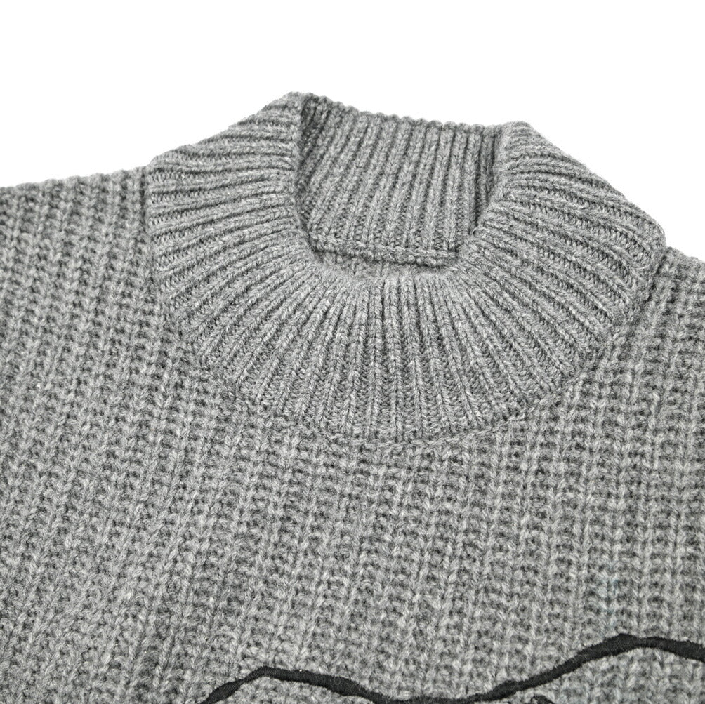 AMIRI カシミヤ混ウール モックネックニットセーター｜430581｜GUARDAROBA MILANO OFFICIAL STORE