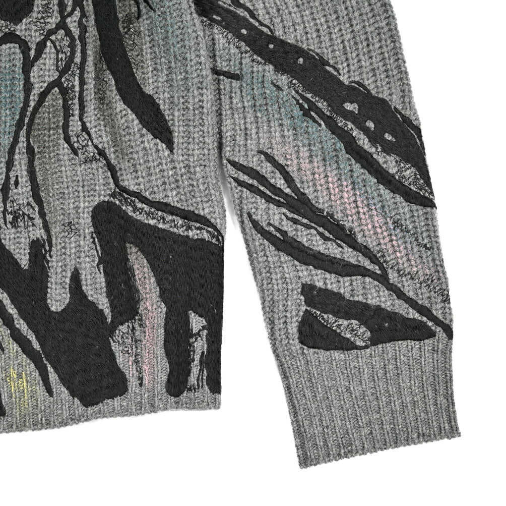 AMIRI カシミヤ混ウール モックネックニットセーター｜430581｜GUARDAROBA MILANO OFFICIAL STORE