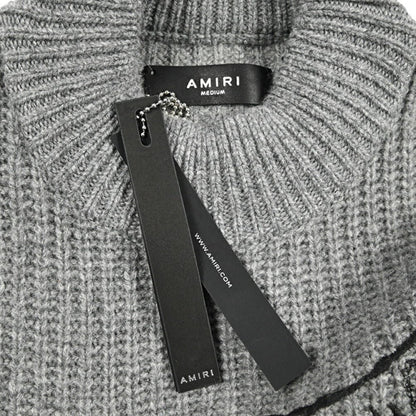 AMIRI カシミヤ混ウール モックネックニットセーター｜430581｜GUARDAROBA MILANO OFFICIAL STORE