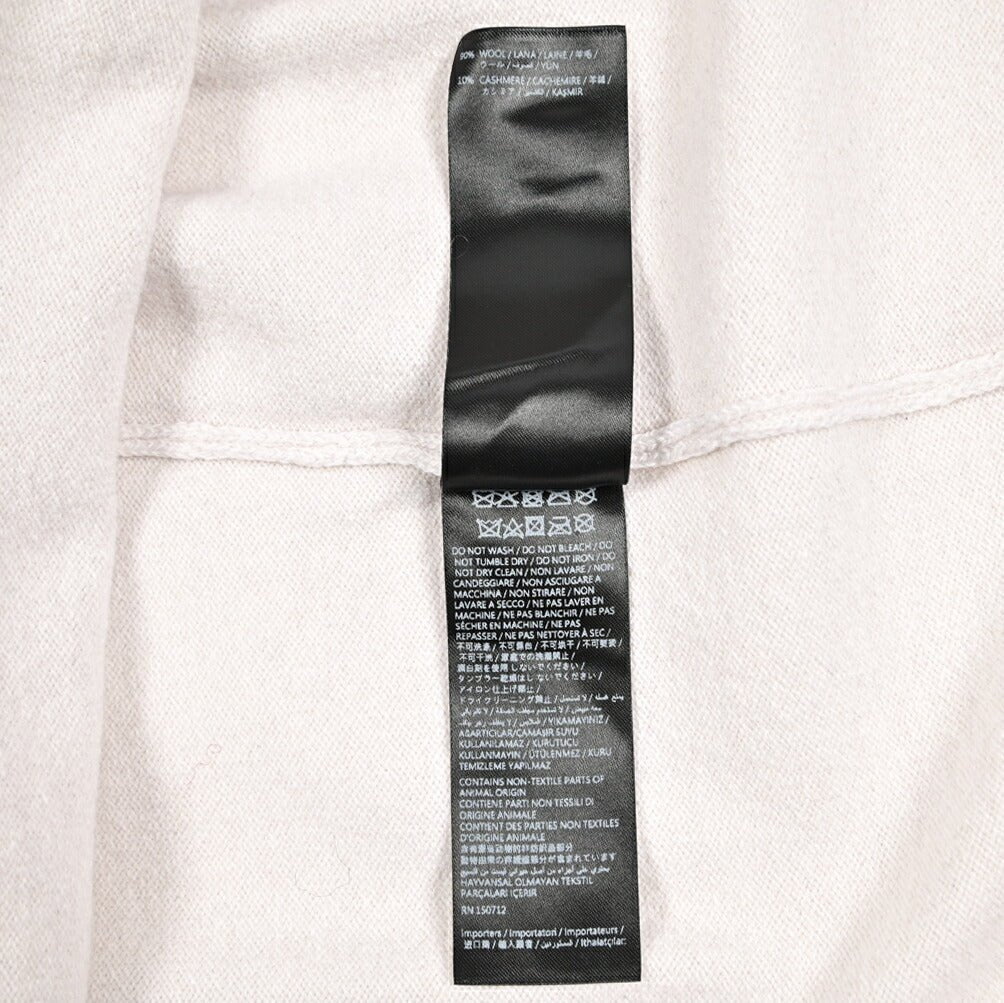 AMIRI カシミヤ混ウール クルーネック半袖ニットセーター｜430586-S｜GUARDAROBA MILANO OFFICIAL STORE