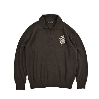 AMIRI カシミヤ混ウール 襟付きニットセーター｜430590-L｜GUARDAROBA MILANO OFFICIAL STORE