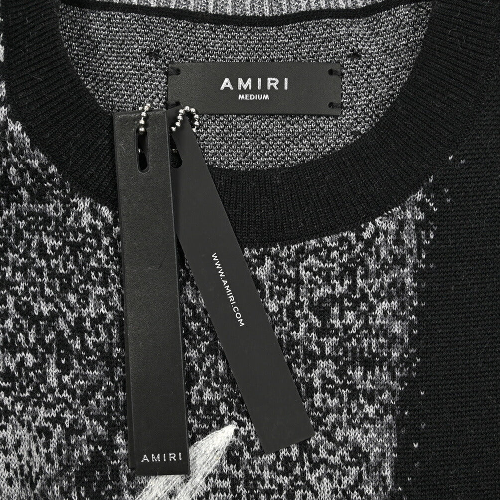 AMIRI ウール クルーネックニットセーター｜430592｜GUARDAROBA MILANO OFFICIAL STORE