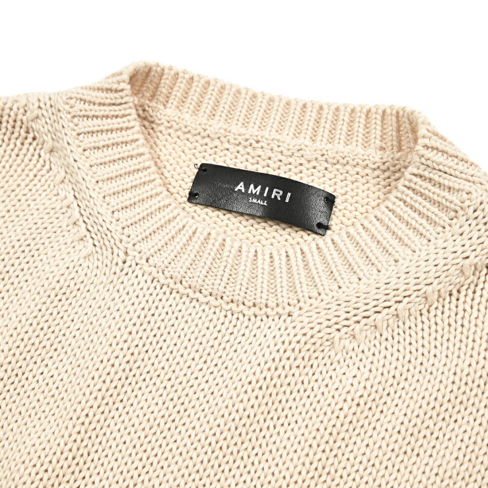 AMIRI ビスコース混コットンニットセーター｜430600｜GUARDAROBA MILANO OFFICIAL STORE