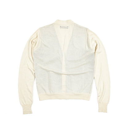 AMIRI シルク混カシミヤニットカーディガン レザーフロント｜430601｜GUARDAROBA MILANO OFFICIAL STORE