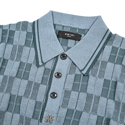 AMIRI ウール混 半袖ニットポロシャツ｜430617｜GUARDAROBA MILANO OFFICIAL STORE