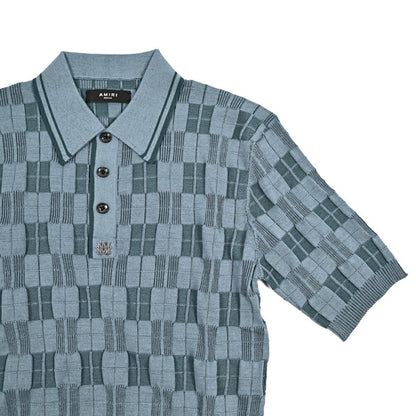 AMIRI ウール混 半袖ニットポロシャツ｜430617｜GUARDAROBA MILANO OFFICIAL STORE