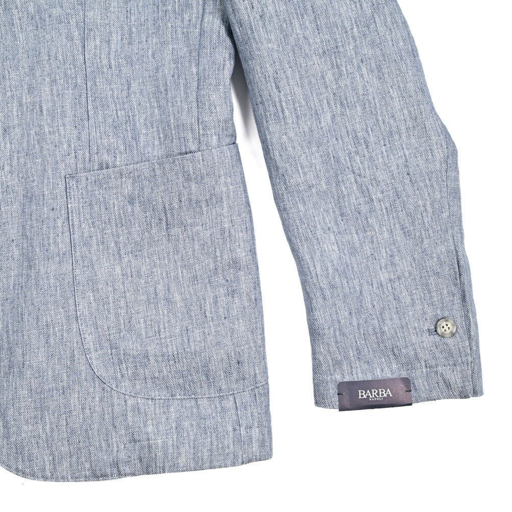BARBA リネン100% 2Bシングルテーラードジャケット / EASY J MONO｜434202-48｜GUARDAROBA MILANO OFFICIAL STORE