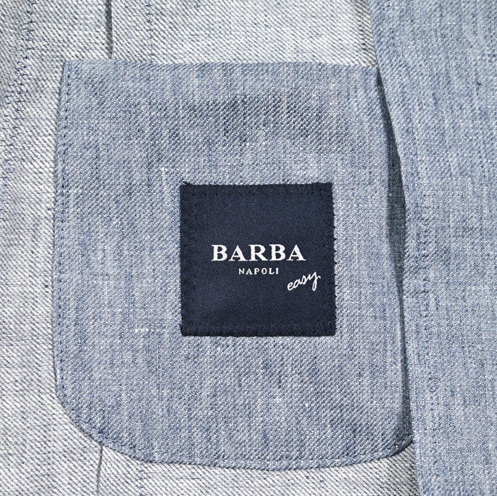 BARBA リネン100% 2Bシングルテーラードジャケット / EASY J MONO｜434202-48｜GUARDAROBA MILANO OFFICIAL STORE