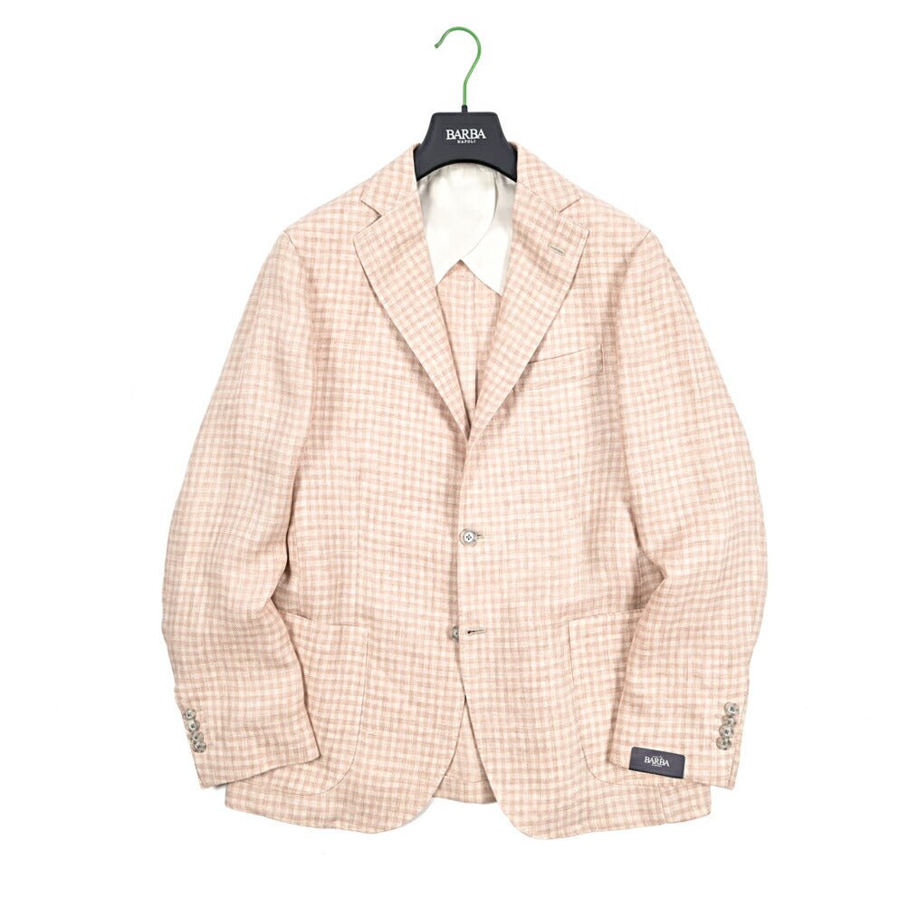 BARBA リネン100% 2Bシングルテーラードジャケット / JACKET JIM2｜434219-50｜GUARDAROBA MILANO OFFICIAL STORE