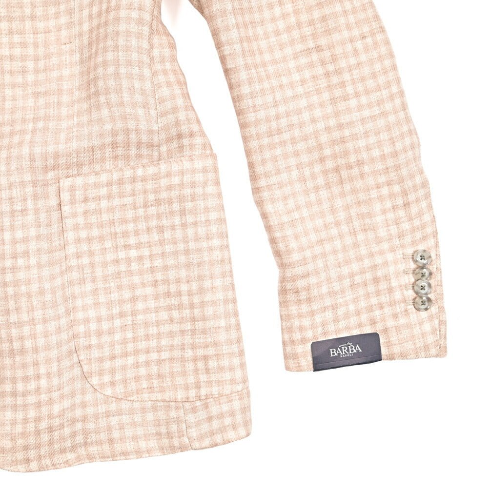 BARBA リネン100% 2Bシングルテーラードジャケット / JACKET JIM2｜434219-50｜GUARDAROBA MILANO OFFICIAL STORE