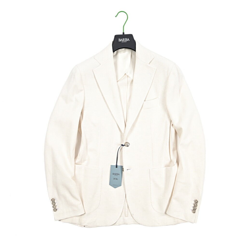 BARBA コットン100% 2Bシングルテーラードジャケット / JCK ACTIVE MONO U B ACTIVE｜434207-48｜GUARDAROBA MILANO OFFICIAL STORE