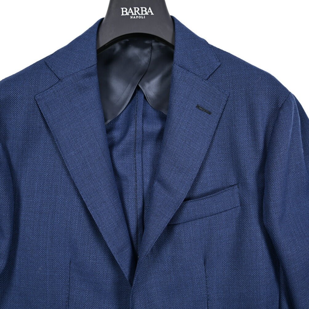 SALE｜BARBA バルバ / JACKET JIMMY ヴァージンウール100% 段返り3B