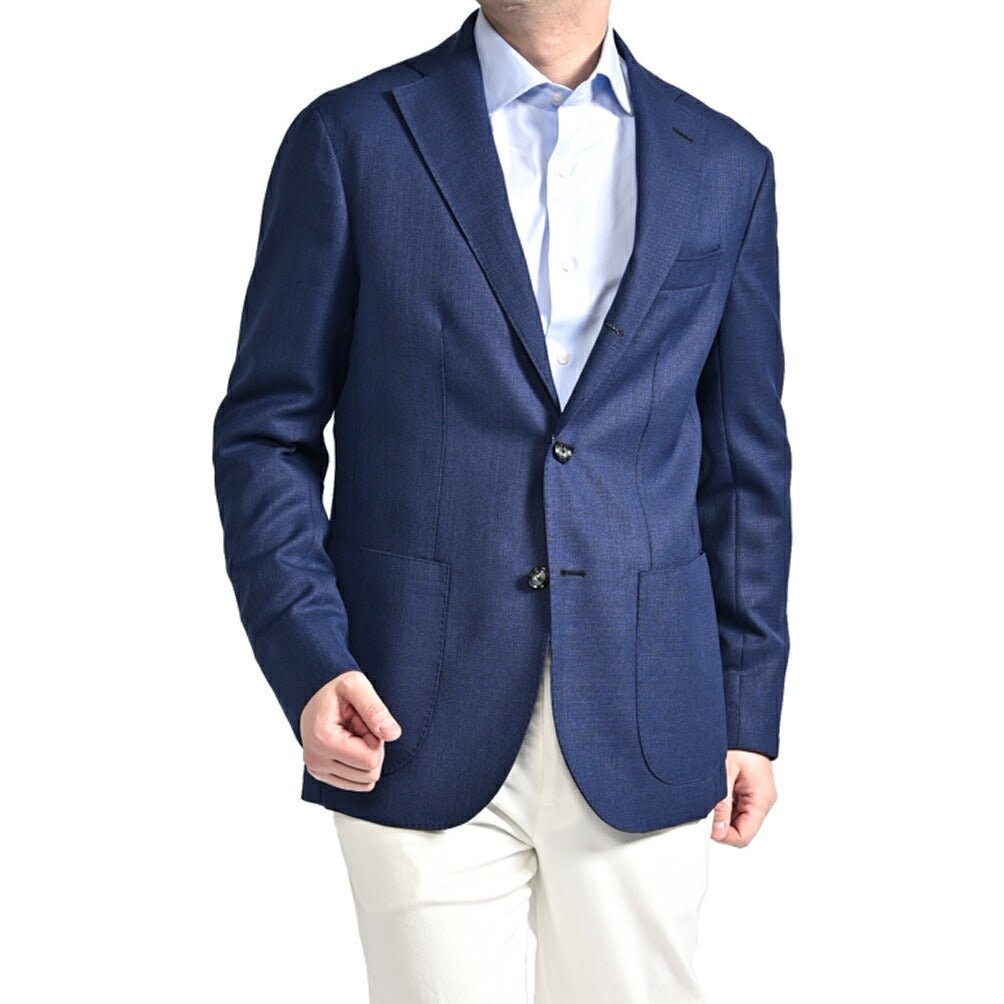 BARBA ヴァージンウール100% 段返り3Bシングルテーラードジャケット / JACKET JIMMY｜434127-50｜GUARDAROBA MILANO OFFICIAL STORE