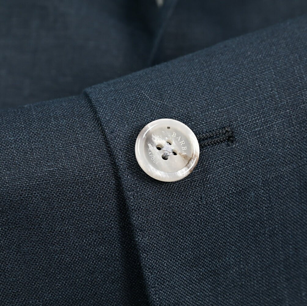 【新品未使用】BARBA（バルバ）」コットンリネンシングルジャケット SALE｜BARBA バルバ / JACKET JIMMY リネン100% 段返り3Bシングル