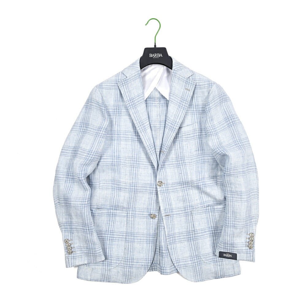 BARBA リネン100% 段返り3Bシングルテーラードジャケット / JACKET JIMMY｜434204-48｜GUARDAROBA MILANO OFFICIAL STORE