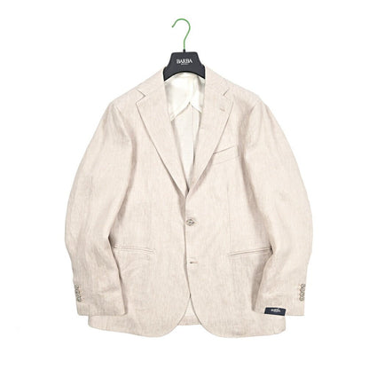 BARBA リネン100% 段返り3Bシングルテーラードジャケット / JIMMY｜434234｜GUARDAROBA MILANO OFFICIAL STORE