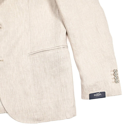 BARBA リネン100% 段返り3Bシングルテーラードジャケット / JIMMY｜434234｜GUARDAROBA MILANO OFFICIAL STORE