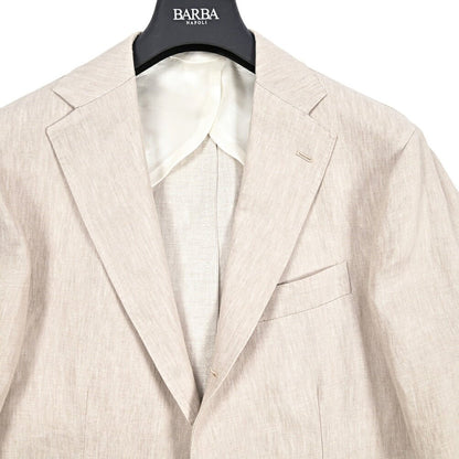 BARBA リネン100% 段返り3Bシングルテーラードジャケット / JIMMY｜434234｜GUARDAROBA MILANO OFFICIAL STORE