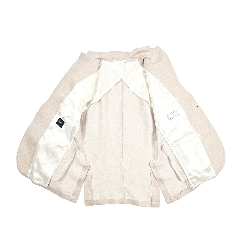 BARBA リネン100% 段返り3Bシングルテーラードジャケット / JIMMY｜434234｜GUARDAROBA MILANO OFFICIAL STORE