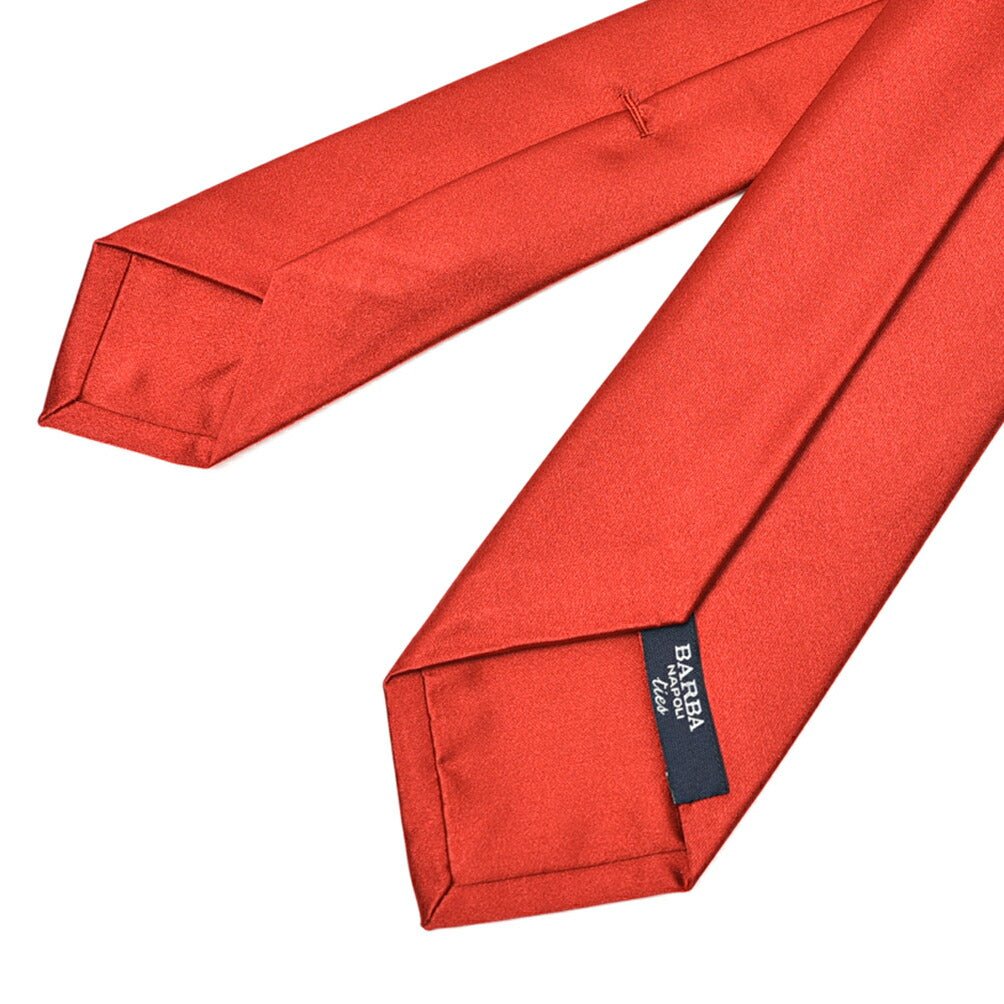 BARBA シルク100% ネクタイ ソリッドタイ (セッテピエゲ)｜428285｜GUARDAROBA MILANO OFFICIAL STORE