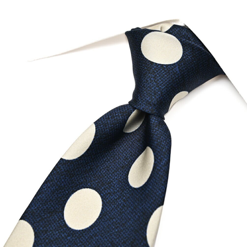 BARBA シルク100% ドット柄ネクタイ (セッテピエゲ)｜428317｜GUARDAROBA MILANO OFFICIAL STORE