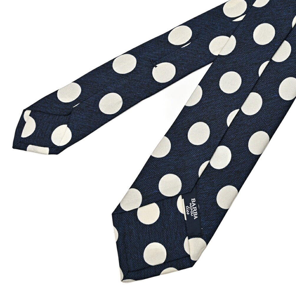 BARBA シルク100% ドット柄ネクタイ (セッテピエゲ)｜428317｜GUARDAROBA MILANO OFFICIAL STORE