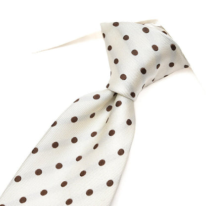 BARBA シルク100% ドット柄ネクタイ (セッテピエゲ)｜428387｜GUARDAROBA MILANO OFFICIAL STORE