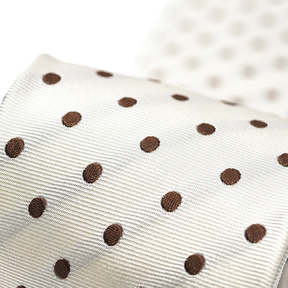 BARBA シルク100% ドット柄ネクタイ (セッテピエゲ)｜428387｜GUARDAROBA MILANO OFFICIAL STORE