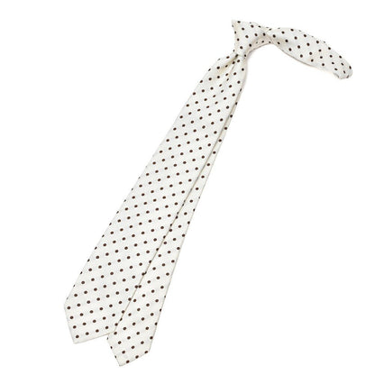 BARBA シルク100% ドット柄ネクタイ (セッテピエゲ)｜428387｜GUARDAROBA MILANO OFFICIAL STORE