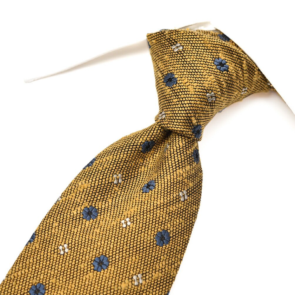 BARBA シルク100% 小紋柄ネクタイ (セッテピエゲ)｜428388｜GUARDAROBA MILANO OFFICIAL STORE