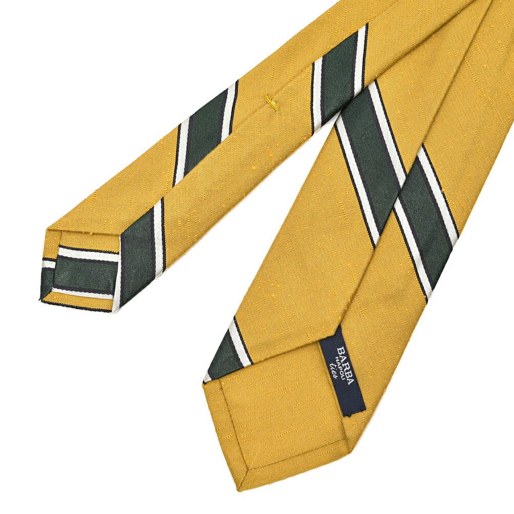 BARBA シルク100% レジメンタルネクタイ (セッテピエゲ)｜428389｜GUARDAROBA MILANO OFFICIAL STORE