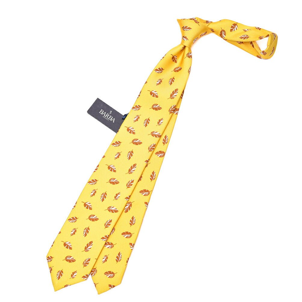 BARBA シルク100% 総柄ネクタイ (セッテピエゲ)｜428390｜GUARDAROBA MILANO OFFICIAL STORE