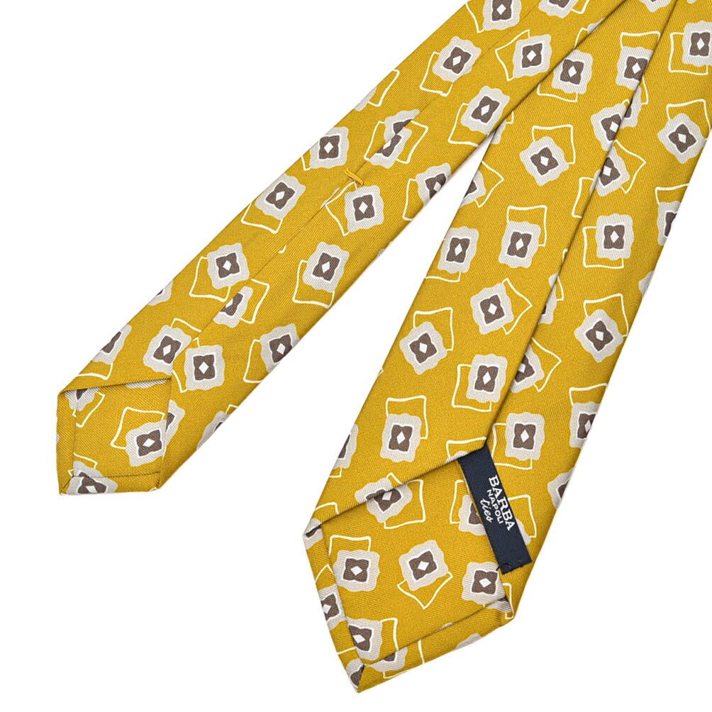 BARBA シルク100% 総柄ネクタイ (セッテピエゲ)｜428391｜GUARDAROBA MILANO OFFICIAL STORE